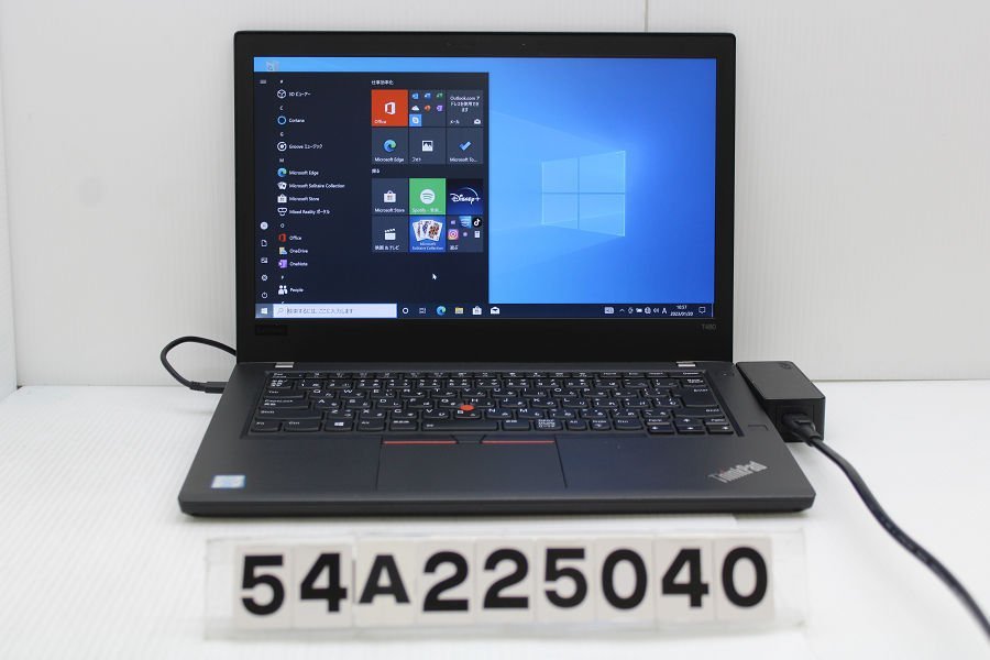 Lenovo ThinkPad T480 Core i5 8350U 1.7GHz/8GB/256GB(SSD)/14W/FHD(1920x1080)/Win10 【54A225040】