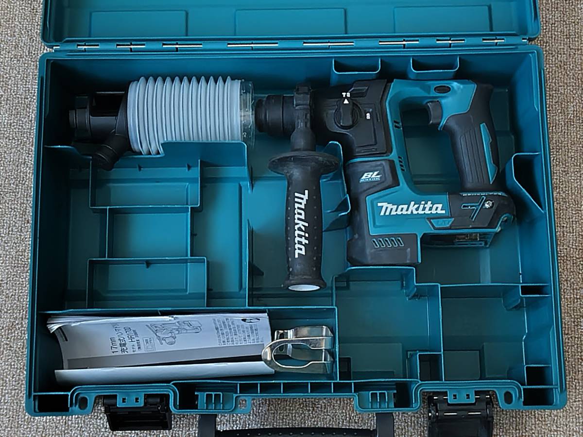 マキタ　makita 14.4V 17mm充電式ハンマドリル HR170DZK (本体のみ・ケース付)_画像2