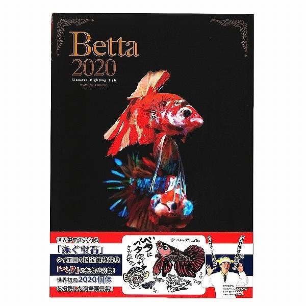 送料無料 さかなクンがこれはすギョいと大絶賛 豪華 ベタ 写真集 「Betta 2020」 熱帯魚 ベタ 2020 Betta2020 魚 本 送料無料_画像1