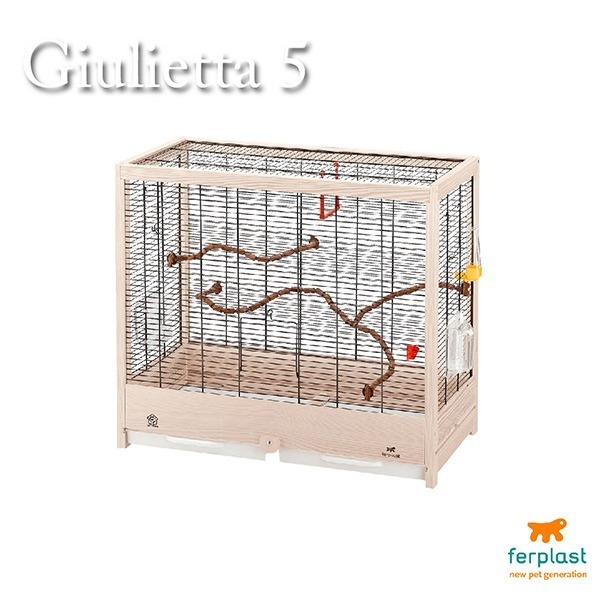  free shipping Italy ferplast company manufactured bird cage Giulietta 5 black small size bird for 52067117