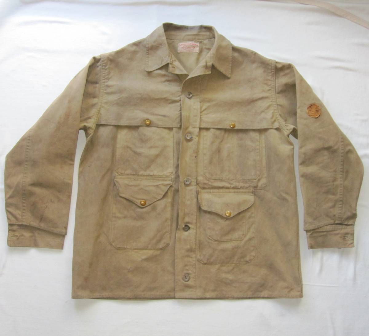 ☆30s FILSON クルーザー ジャケット / Vintage Filson Tin Cloth Cruiser Jacket / ハンティング / フィルソン / 30s 20s 10s ビンテージ