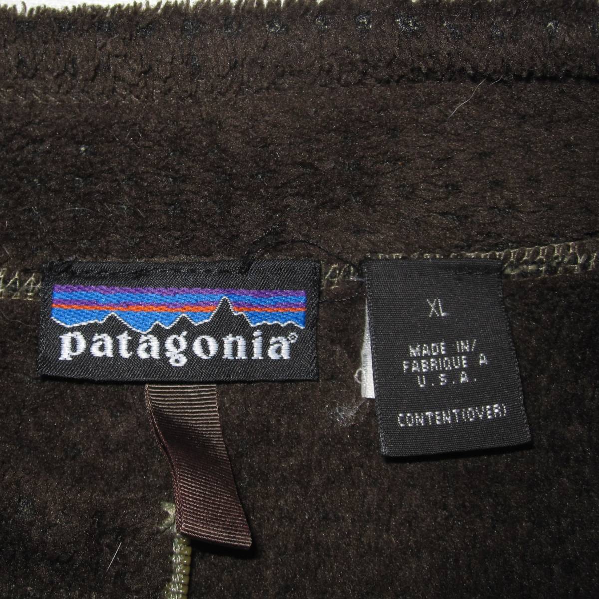 ☆'01 パタゴニア R4 ジャケット (XL) フィールドグリーン / 初期 / 刺繍タグ / USA製 / ビンテージ / レトロ r2 ベスト patagonia_画像3