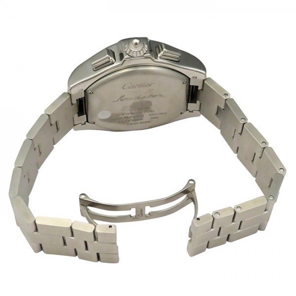 カルティエ Cartier ロードスター S クロノグラフ XL W6206019 シルバー文字盤 新品 腕時計 メンズ_画像4