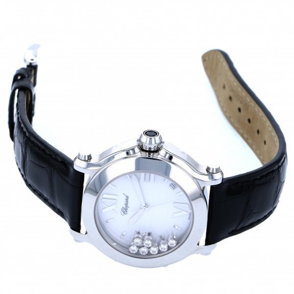 ショパール Chopard ハッピースポーツ 278475-3001 ホワイト文字盤 新品 腕時計 レディース_画像2