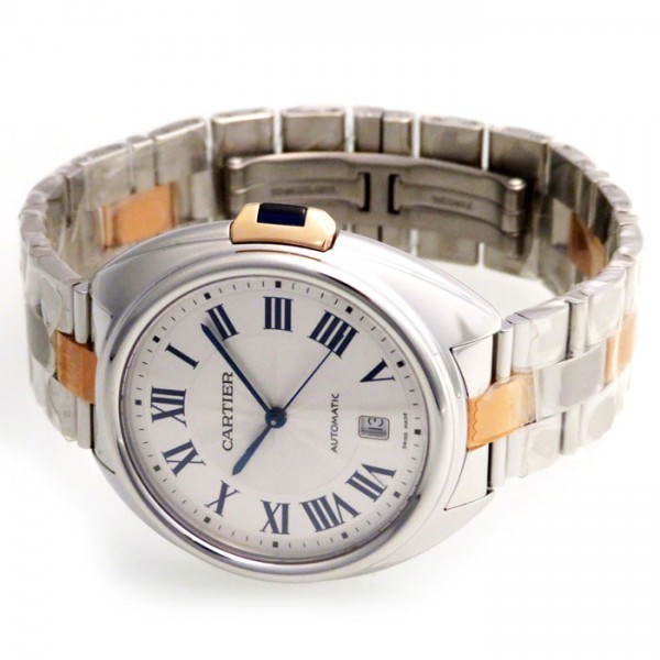  Cartier CartierkreduW2CL0002 silver face new goods wristwatch men's 