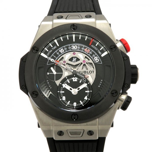 ウブロ HUBLOT ビッグバン ウニコ レトログラード クロノグラフ 413.NM.1127.RX ブラック文字盤 新品 腕時計 メンズ_画像1