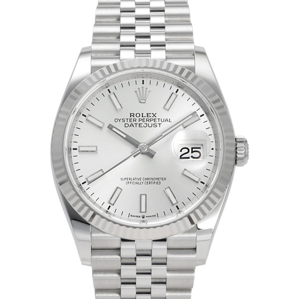 ロレックス ROLEX デイトジャスト 36 126234 シルバー文字盤 腕時計