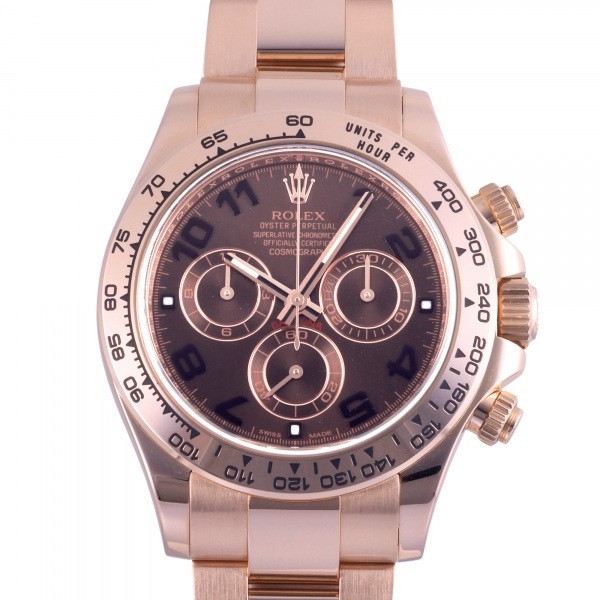 ロレックス ROLEX デイトナ 116505 チョコレート/アラビア文字盤 中古 腕時計 メンズ