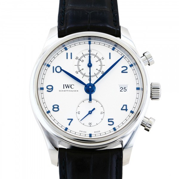 IWC ポルトギーゼ クロノグラフ クラシック IW390302 シルバー文字盤 新品 腕時計 メンズ