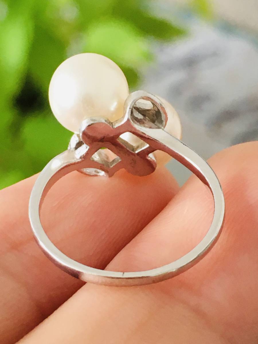 レビュー高評価のおせち贈り物 MIKIMOTO ミキモト K14 リング 真珠