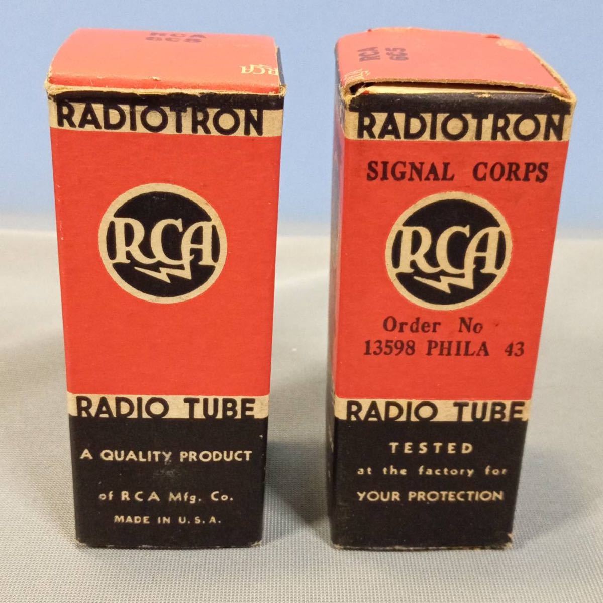 RCA, 6C5/VT-65 2本 元箱付き　真空管_画像7