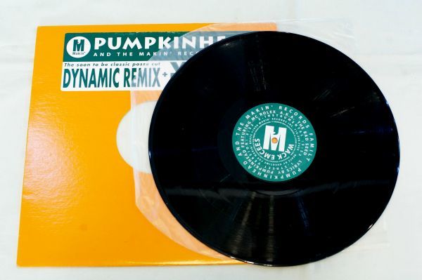 ○中古 LP レコード PUMPKIN HEAD DYNAMIC REMIX+WACK EMCEES L0832_画像2