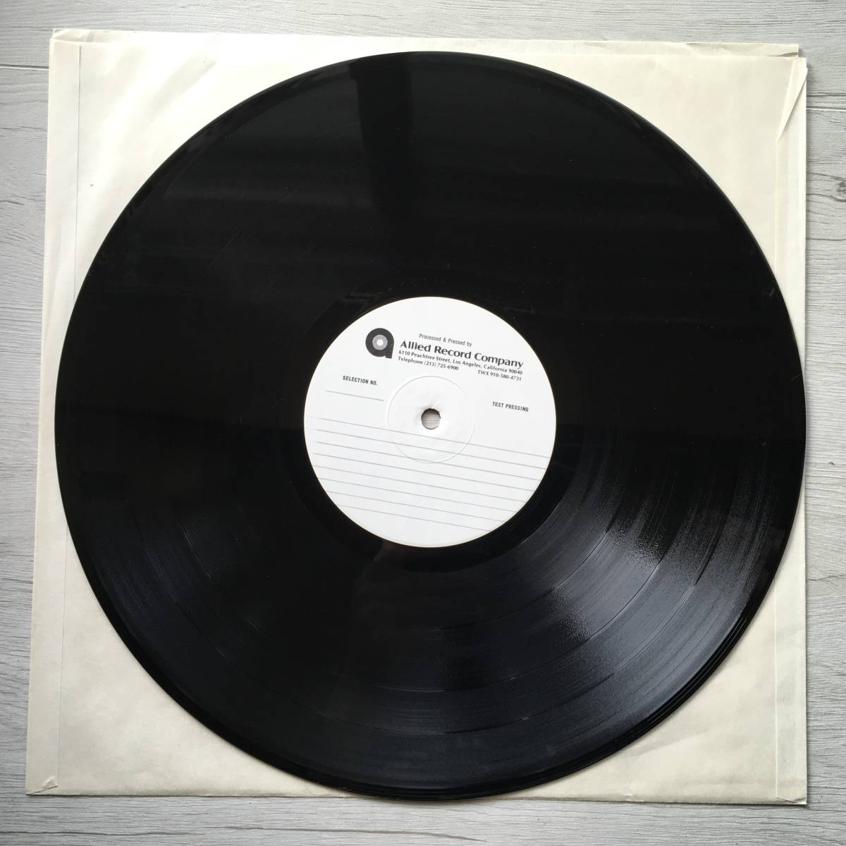 THIN LIZZY THUNDER AND LIGHTNING US盤　TEST PRESSING_画像3