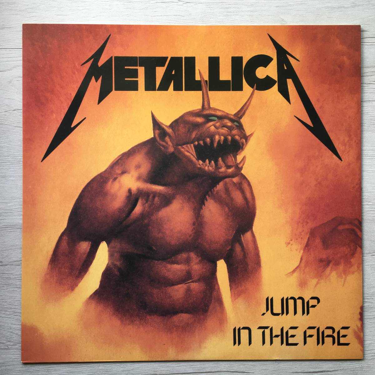 METALLICA JUMP IN THE FIRE UK盤　METAL312 _画像1