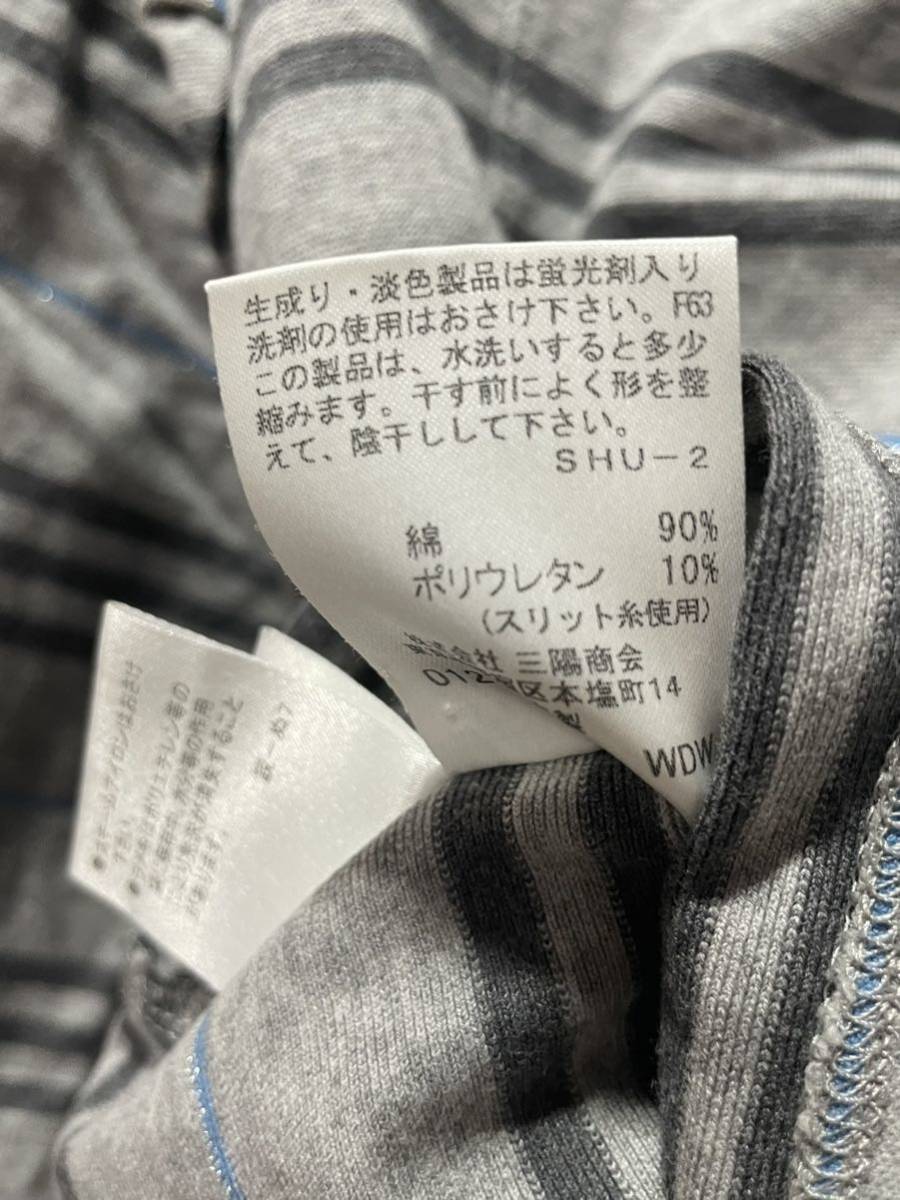  unused ultimate beautiful goods BURBERRY Burberry London 7 minute sleeve tops gray lady's 