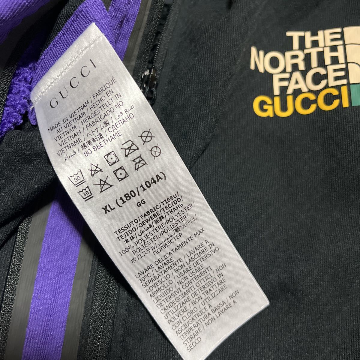 新作人気モデル 新品未使用 国内正規品 22ss GUCCI 黒 ブラック XL