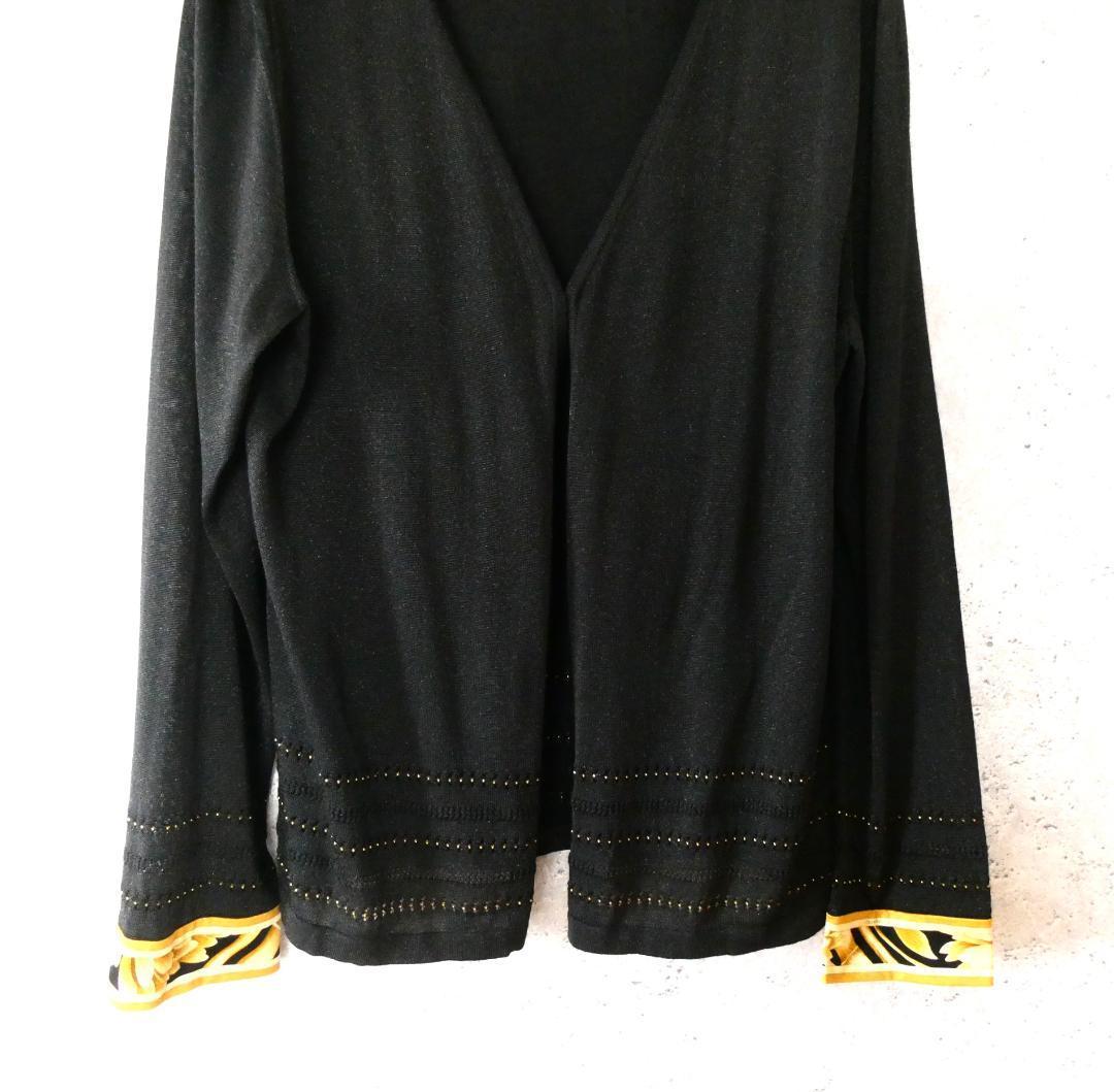 良品 綺麗 LEONARD FASHION レオナールファッション 花柄 ラメ ビーズ