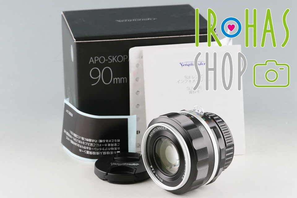 ニコン Voigtlander APO-Skopar 90mm F/2.8 SL II S Silver Rim for Nikon F #49774L7