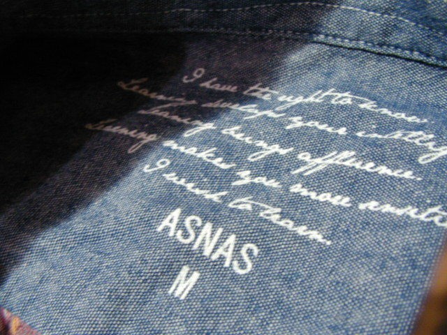 ssy3029 ASNAS メンズ 七分袖 シャツ マルチカラー ■ チェック柄 ■ 胸ポケット 綿混素材 カジュアル Mサイズ_画像8
