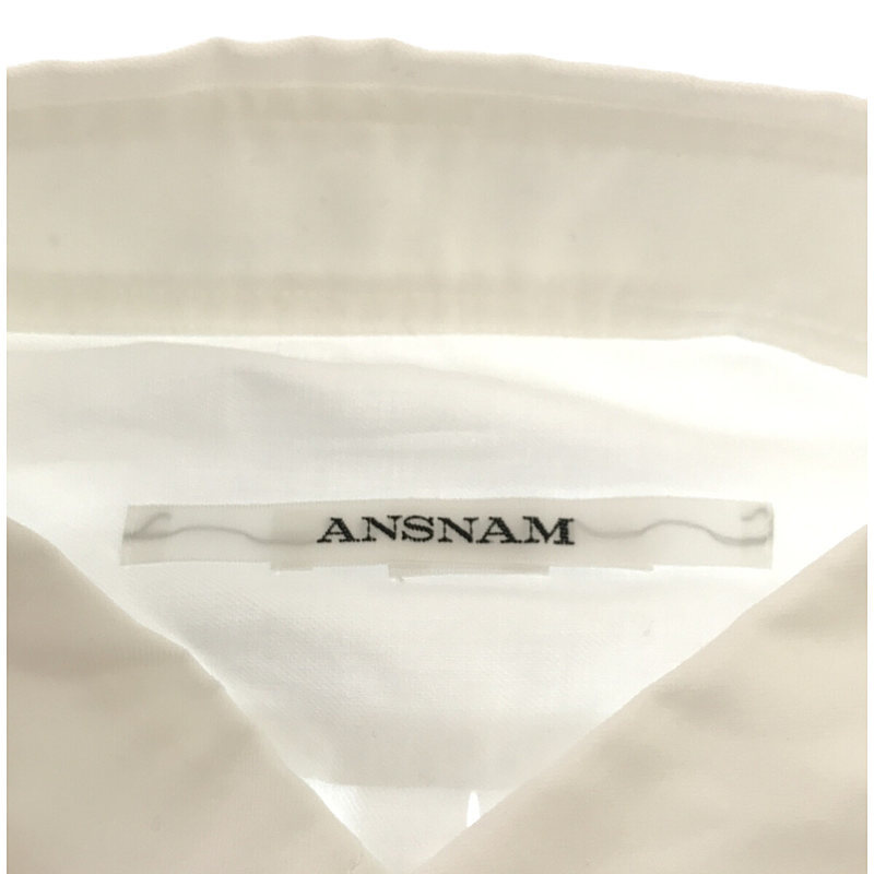 【美品】 ANSNAM / アンスナム | コットン レギュラーカラーシャツ | 2 | ホワイト | メンズ_画像5