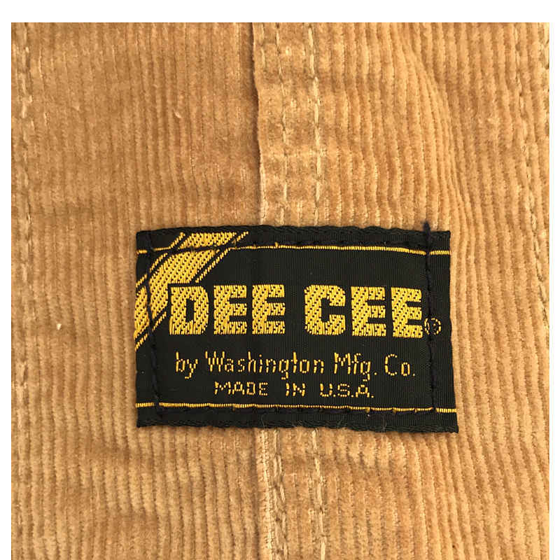 VINTAGE / Vintage old clothes | 70s washington DEE-CEE overall | Camel | lady's 