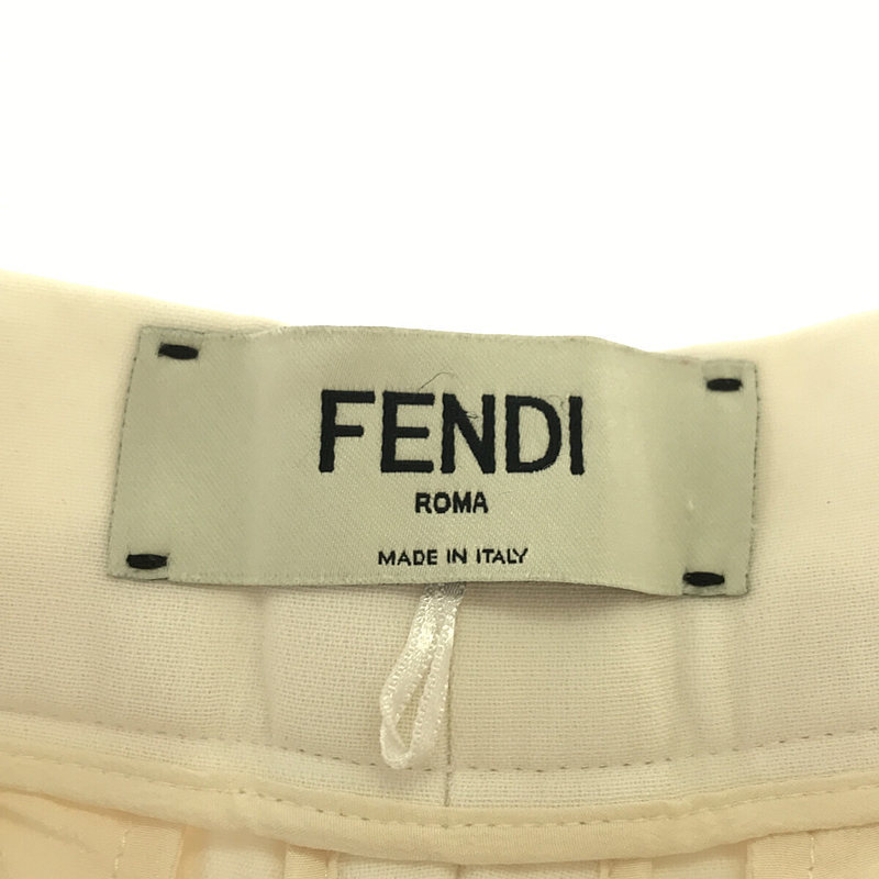 FENDI / フェンディ | ガウチョパンツ | 38 | ホワイト | レディース_画像7
