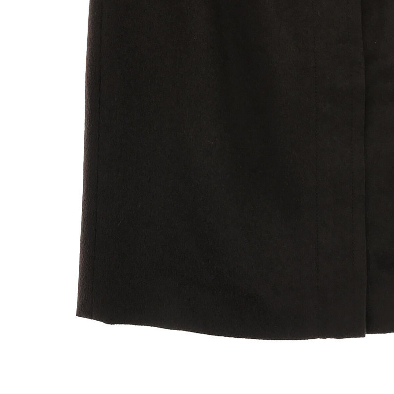 GUCCI / グッチ | ウエストレザー ジップデザインスカート | 42 | ブラック/ブラウン | レディース_画像3