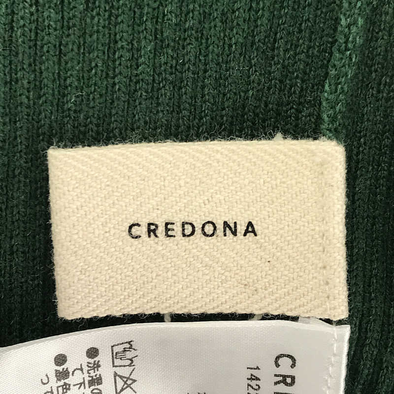 【美品】 CREDONA / クレドナ | リブタートルネックニット | F | グリーン | レディース_画像5