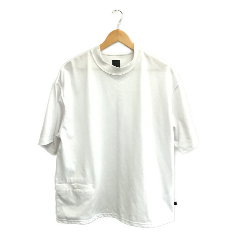 DAIWA PIER39 / ダイワピアサーティンナイン | 2021SS | TECH 1P HI-CREW NECKT-SHIRTS 1ポケット ハイネック Tシャツ | M | ホワイト