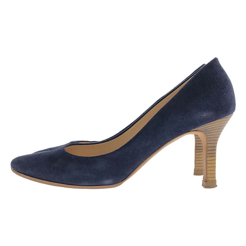 PELLICO / Perry ko| ANDREA Andre a suede po Inte dotu heel pumps | 37 | navy | lady's 