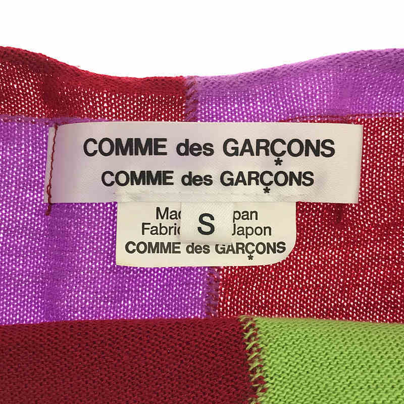 【美品】 COMME des GARCONS COMME des GARCONS / コムコム | 2021AW | パッチワーク ワイド二ット | S | マルチカラー | レディース_画像5