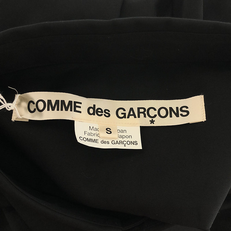 【美品】 COMME des GARCONS / コムデギャルソン | 2023SS | コットン ショルダーカットアウト シャツワンピース | S | ブラック_画像5