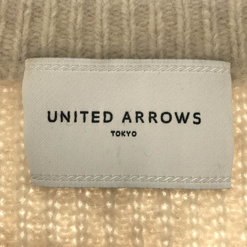 UNITED ARROWS / ユナイテッドアローズ | クルーネックニット | ベージュ | レディース_画像5