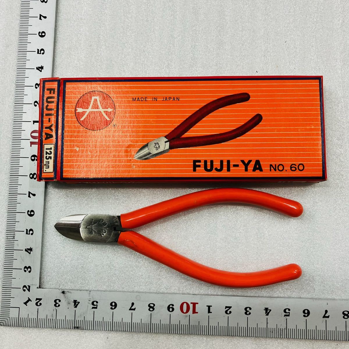 FUJIYA フジヤ ニッパ 125ｍｍ NO.60 (樹脂カバー付) フジ矢