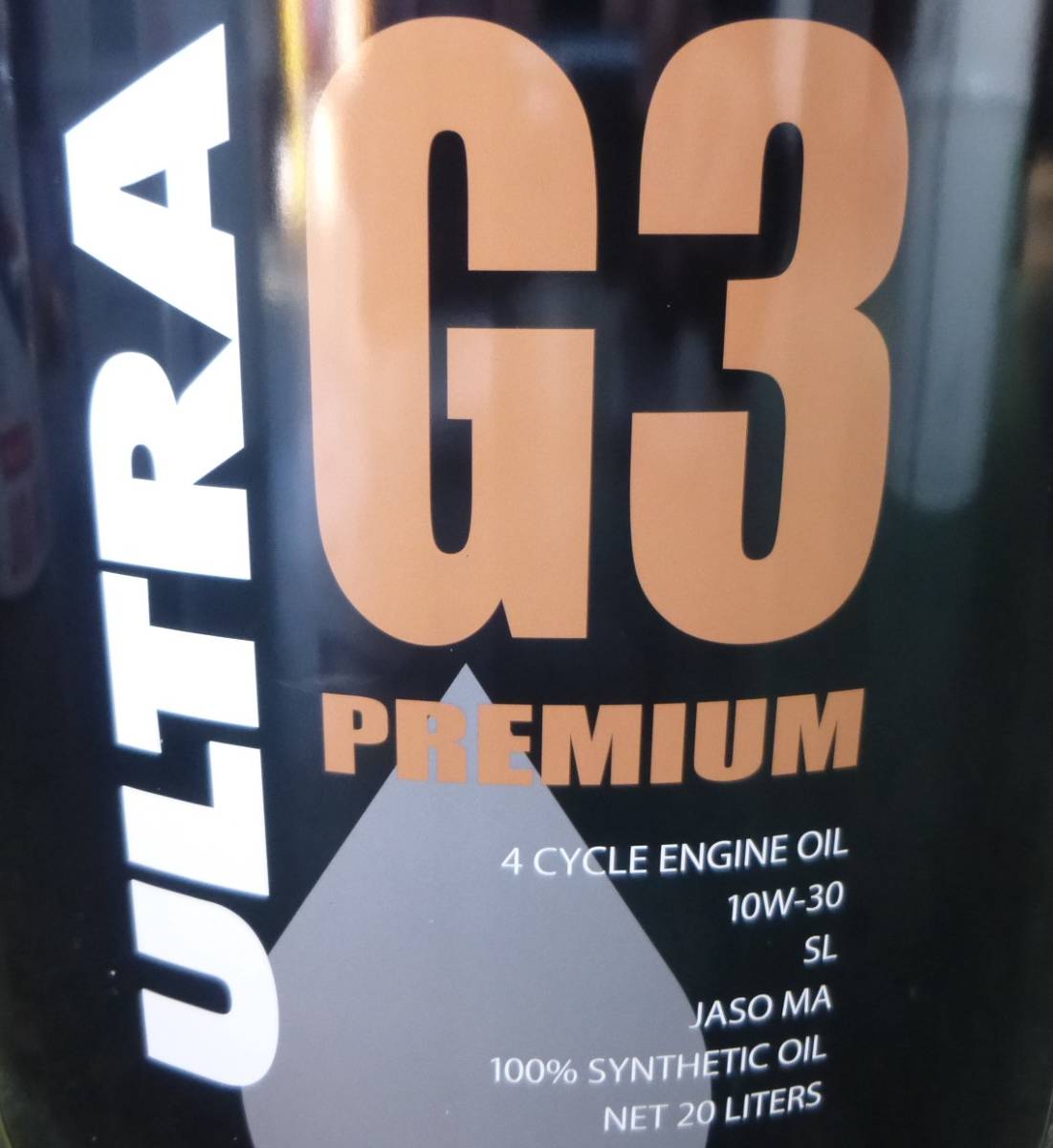 NEW HONDA純正 ULTRA G3 PREMIUM 10w30 20L/1缶 ペール 08234-99967 100%化学合成油 ホンダ 大型 バイク 単車_画像2