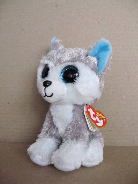 Ty Beanie boos husky Beanie b-z large eyes soft toy 