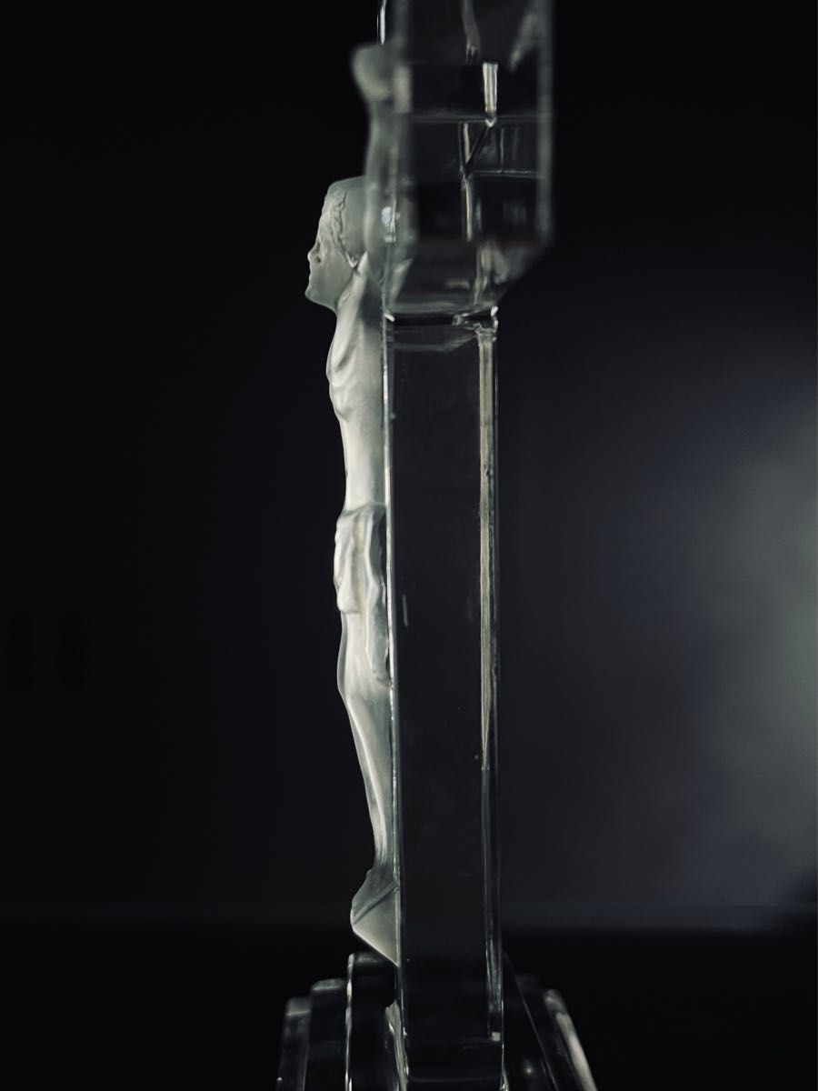 Baccarat バカラ/ 極稀少型 イエス・キリスト十字架 立体像 Baccarat バカラ/ 極稀少型 イエス・キリスト十字架 立体像