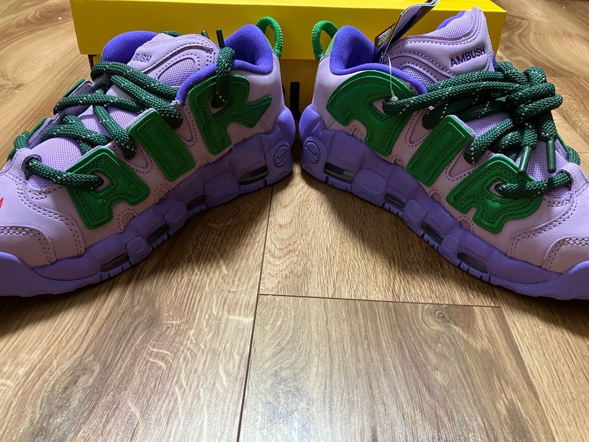 AMBUSH × Nike Air More Uptempo Low "Lilac and Apple Green"  5