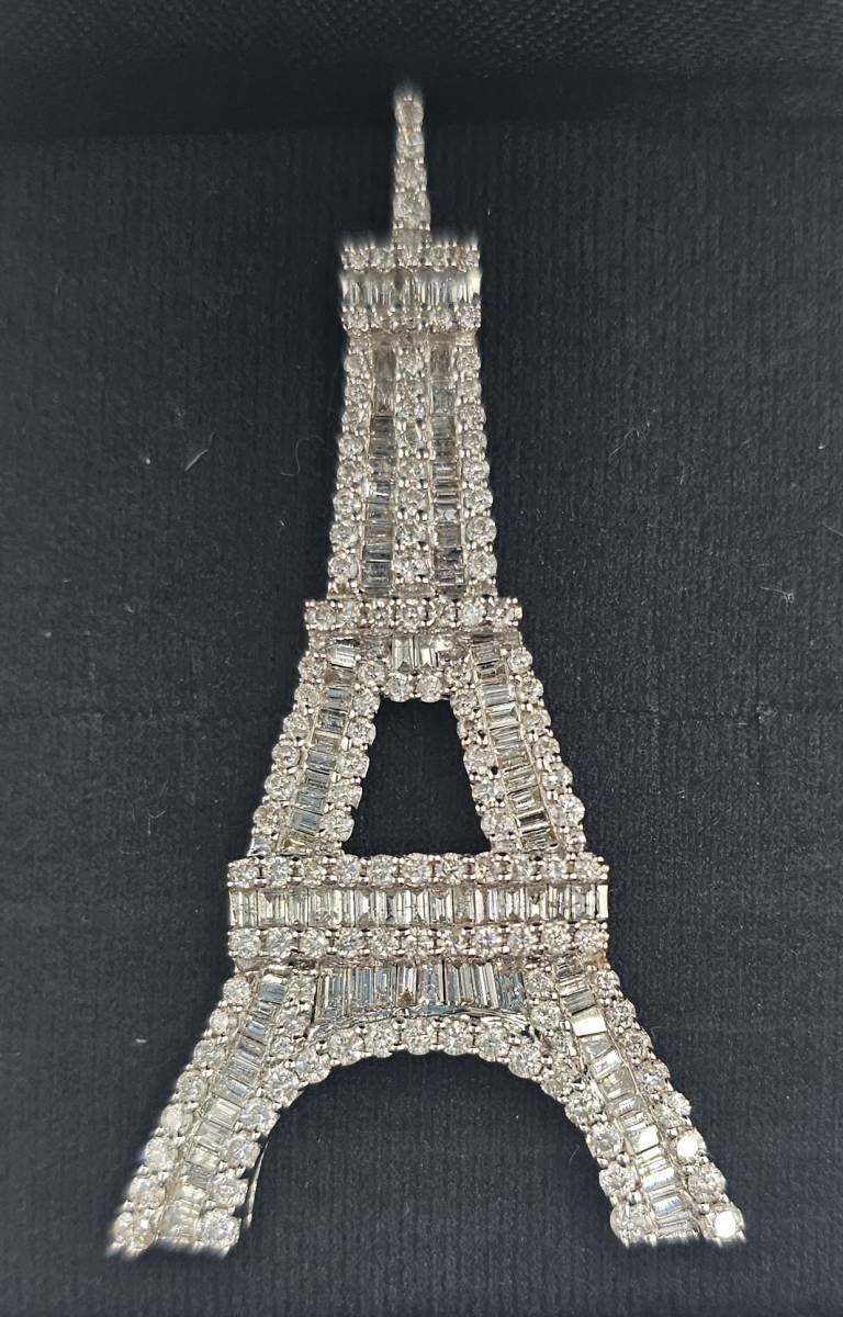 出産祝いなども豊富 新品♪参考価格298万円♪D2.65ct♪K18WG♪約8g ダイヤモンド