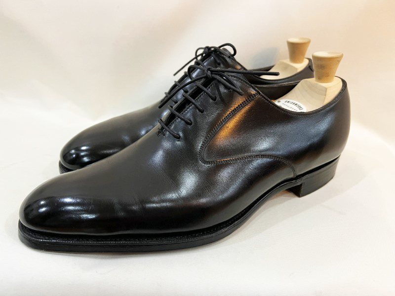 UNION WORKS buy EDWARD GREEN/ Edward Green CARNEGIE car welsh onion -E82 LAST dress shoes black 7.5 men's shoes 