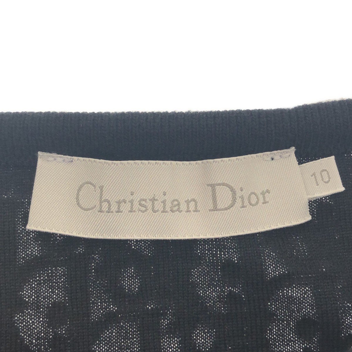 Dior ディオール フレアドレス ワンピース 半袖 オブリーク ベルベット ジャカード キッズ サイズ10 子供服 アパレル 1WBM13DRSF_画像4