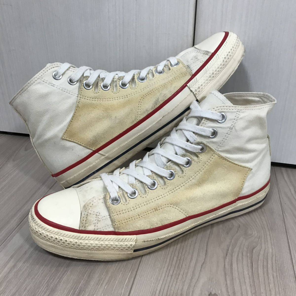 【半額】 needles nepenthesニードルス ネペンテス スニーカー ハイカット レザー スエード シューズ オールスター タイプ キャンバス 靴 27.0cm 【半額】 needles nepenthesニードルス ネペンテス スニーカー ハイカット レザー スエード シューズ オールスター タイプ キャンバス 靴 27.0cm