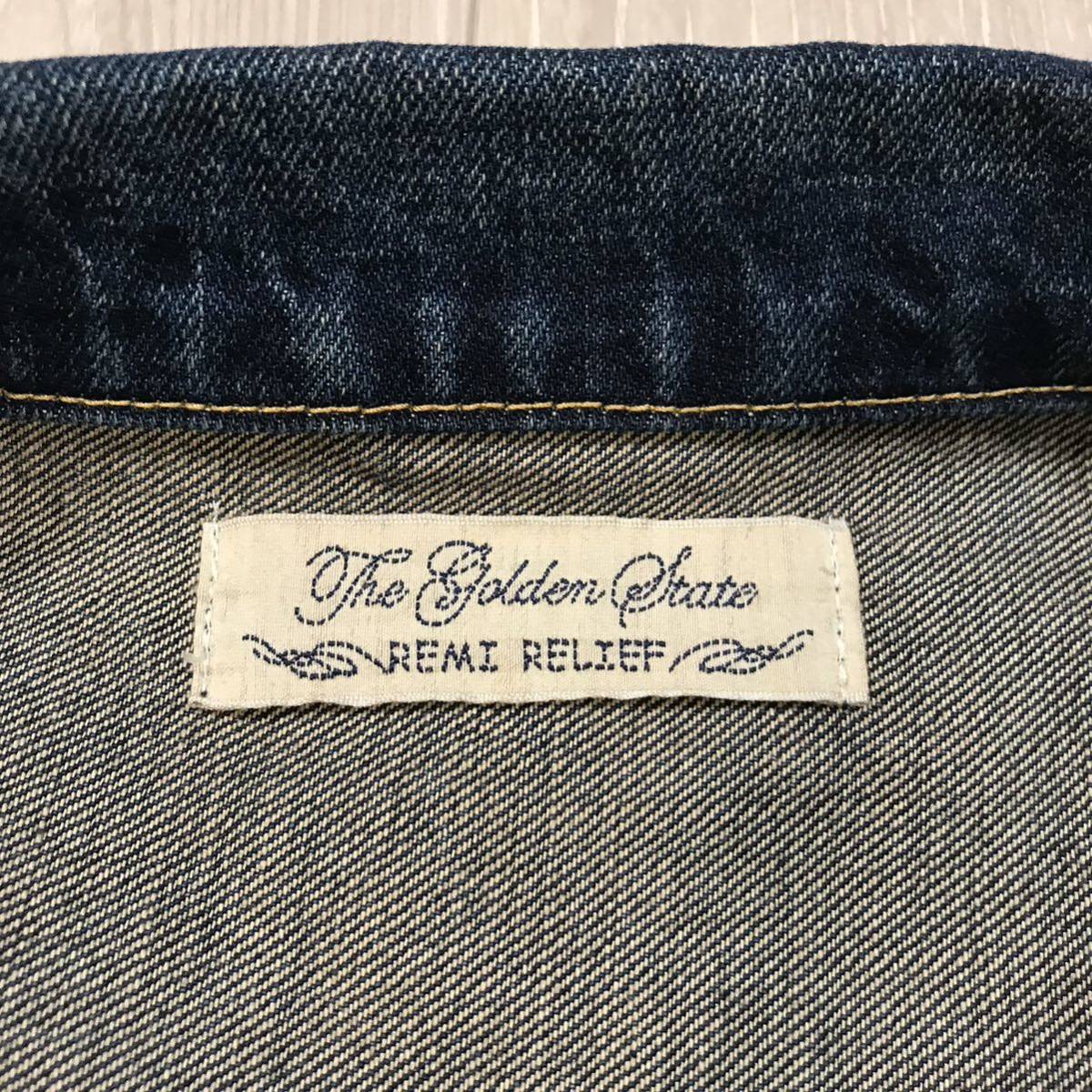 REMI RELIEF BEAMS PLUS Denim Jacket 1st S506XXビームス REMI RELIEF BEAMS PLUS Denim Jacket 1st S506XXビームス