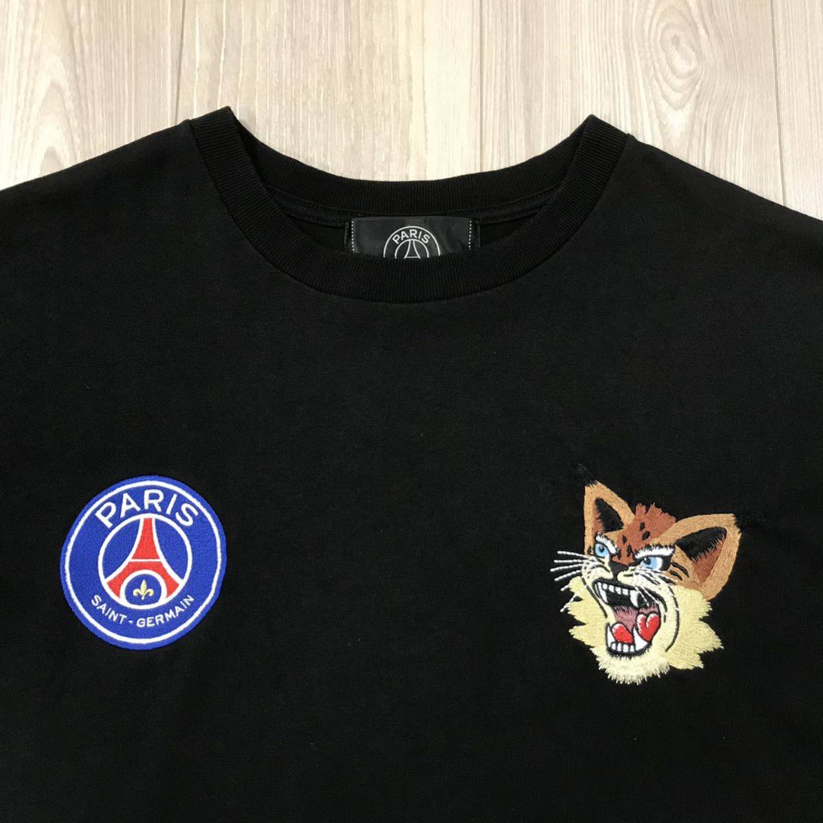 XL paris saint germain PSG edificeパリサンジェルマン エディフィス スーベニア スカジャン 刺繍 ワッペン ユニフォーム スカ tシャツの画像7