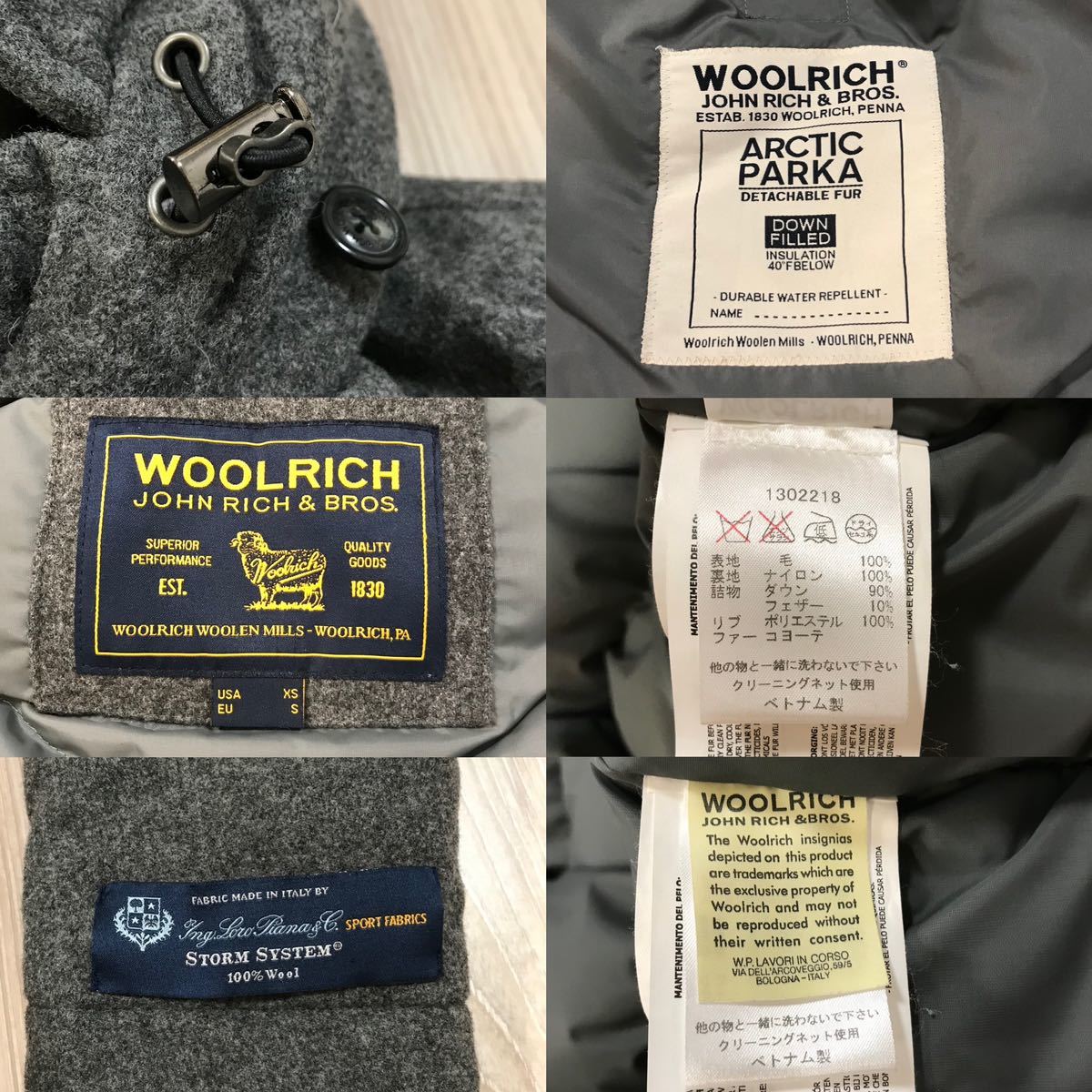 WOOLRICH LORO PIANA NEW ARCTIC PARKAウールリッチ WOOLRICH LORO PIANA NEW ARCTIC PARKAウールリッチ