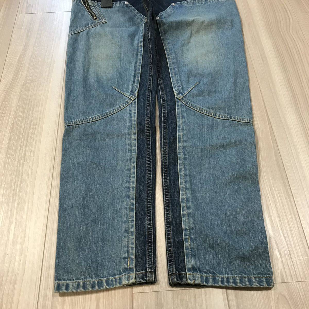 sacai zip denim 21SS 2513サカイ ダブルニー 裾ジップ スリム sacai zip denim 21SS 2513サカイ ダブルニー 裾ジップ スリム