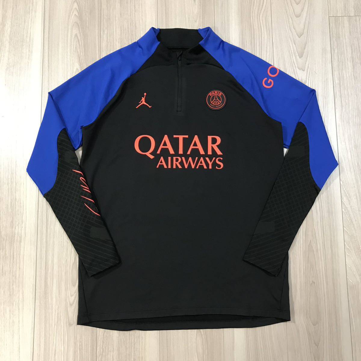 PARIS SAINT-GERMAIN PSG DF STRK L/S AIR JORDANパリサンジェルマン ジョーダン ストライク ドリル トップ  サッカー ピステ ロンT Tシャツ