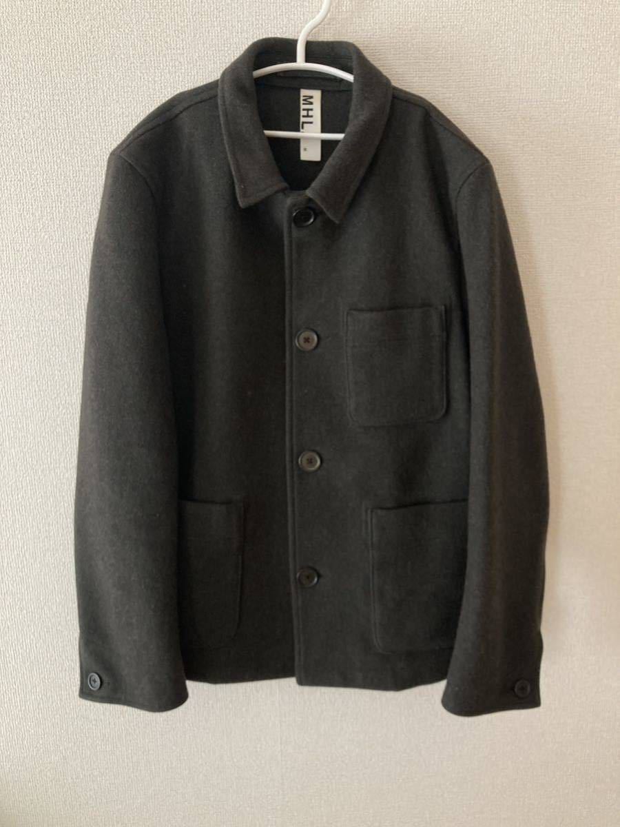 MHL BASIC MELTON JACKET サイズM マーガレットハウエル メルトン ジャケット コート_画像1