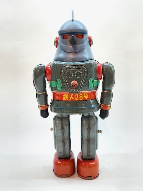 # that time thing #Made in JAPAN# tin plate # Tetsujin 28 number #.. toy #