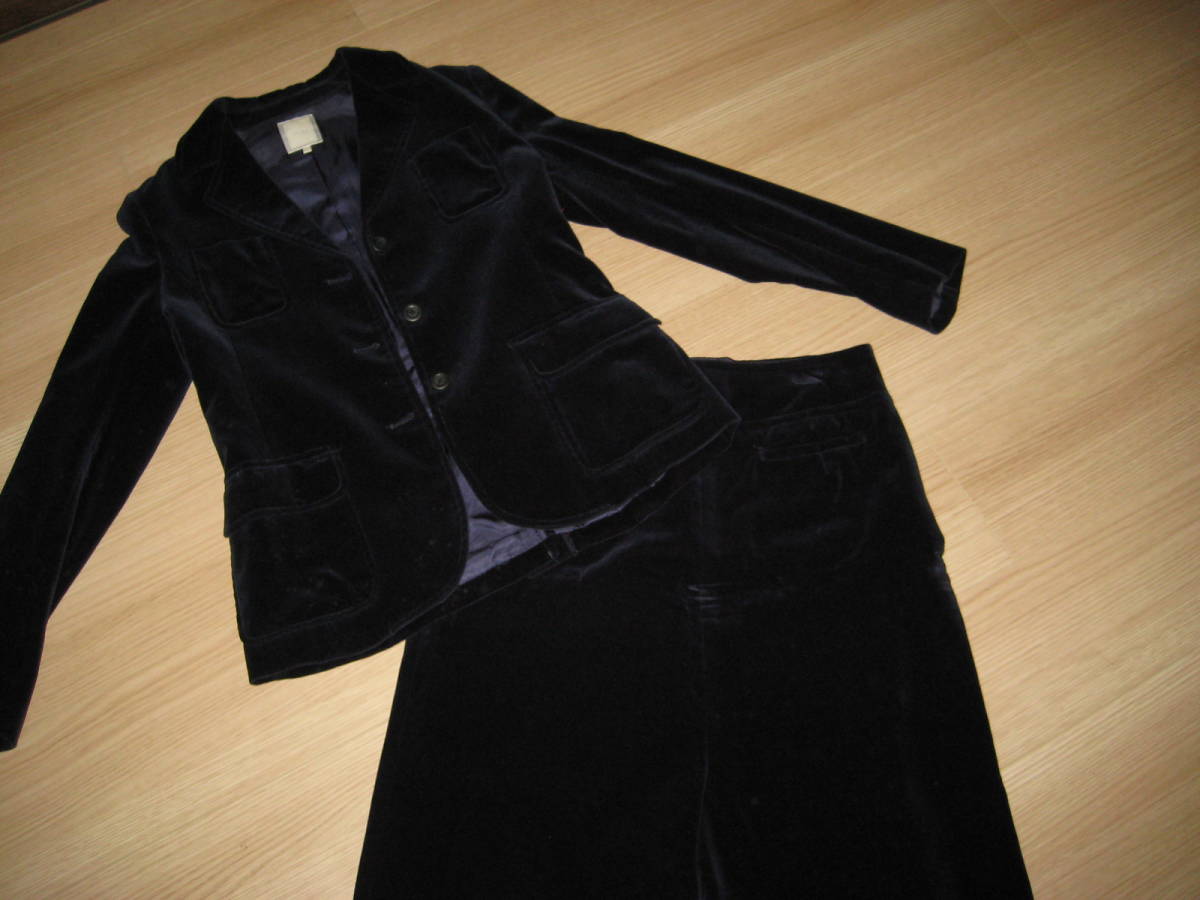 SHIPS Ships * bell bed suit * navy * jacket S size, skirt L size 